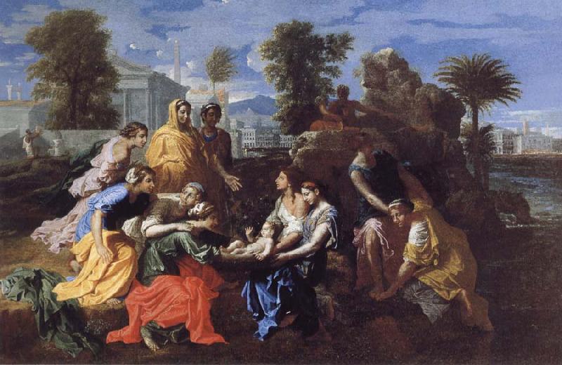 Nicolas Poussin The Finding of Moses France oil painting art